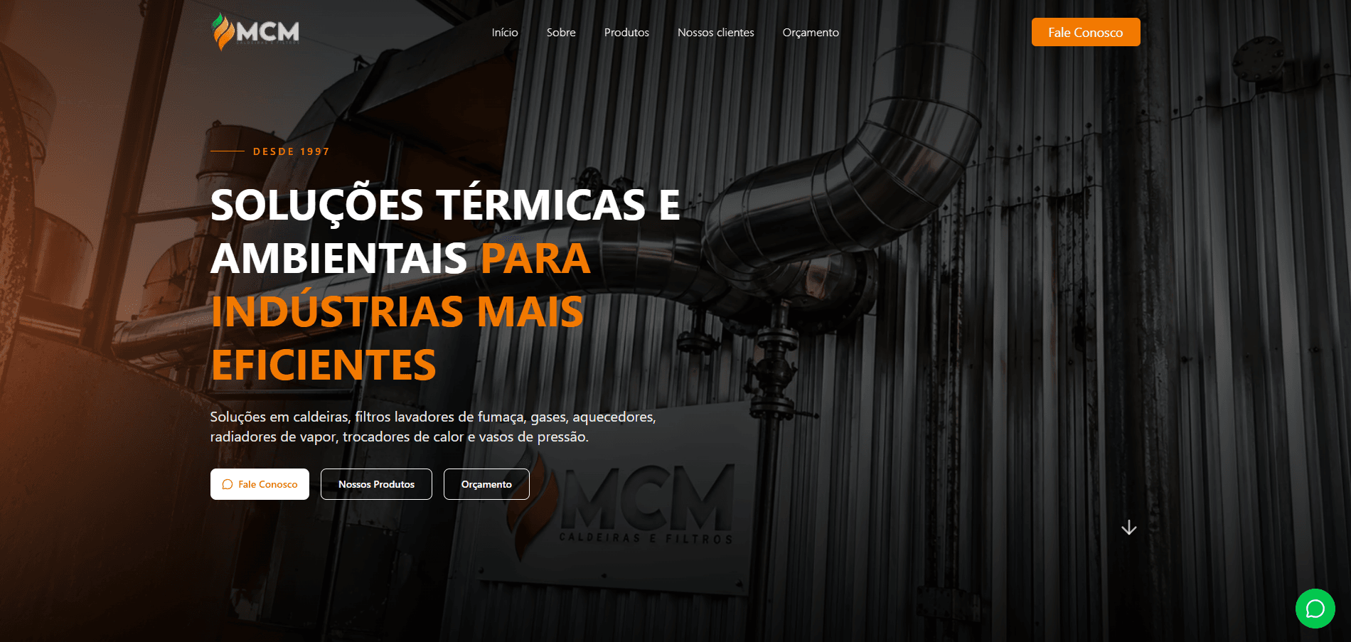 Sistema da MCM Caldeiras