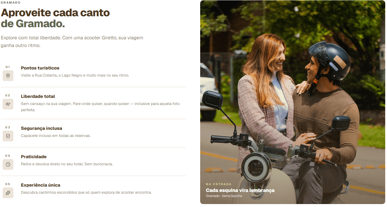 Tela de Landing page desenvolvida pela db.app